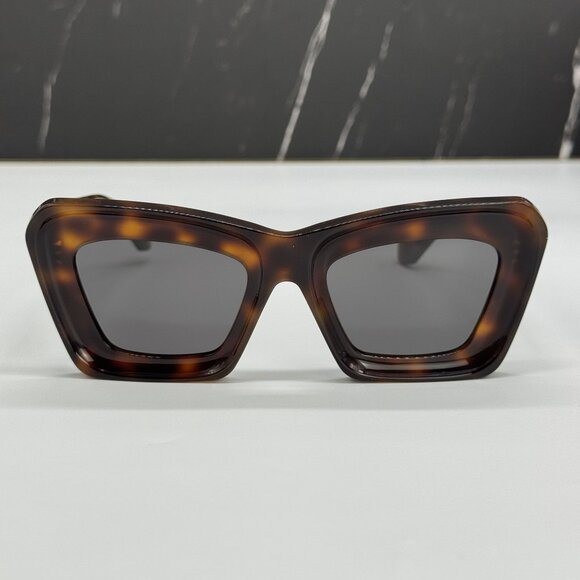 NEW LOEWE LW40145I 52A WOMEN SUNGLASSES HAVANA CAT EYE LOEWE EYEWEAR - Picture 1 of 11